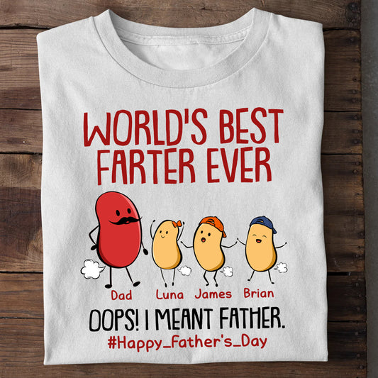 Best Farter Ever - Personalized Father T-shirt and Hoodie