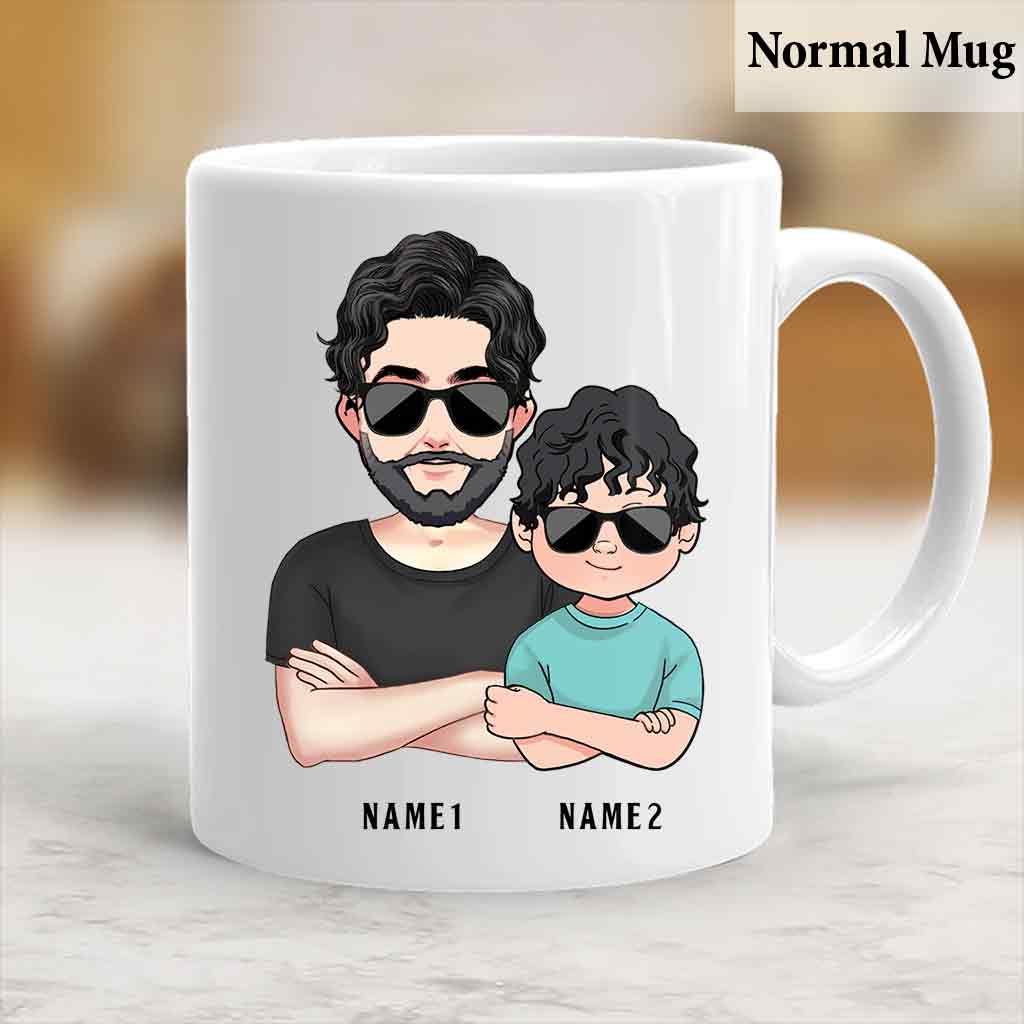 Like Father Like Son - Gift for dad, dad, son - Personalized Mug