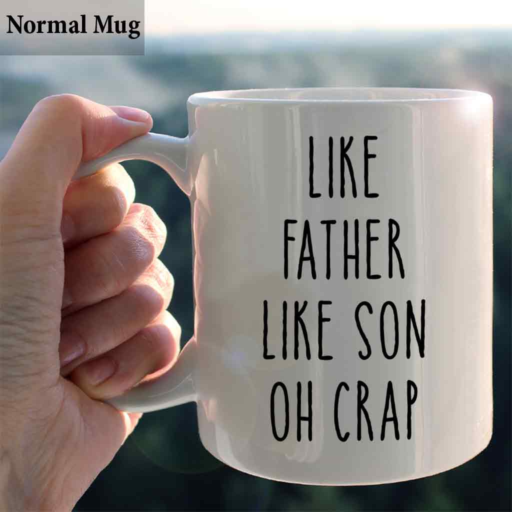 Like Father Like Son - Gift for dad, dad, son - Personalized Mug