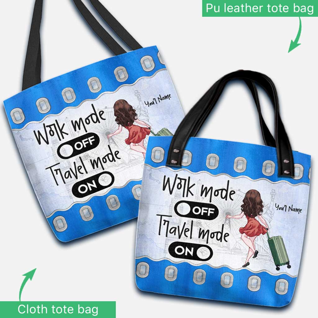 Airplane Mode - Personalized Travelling Tote Bag