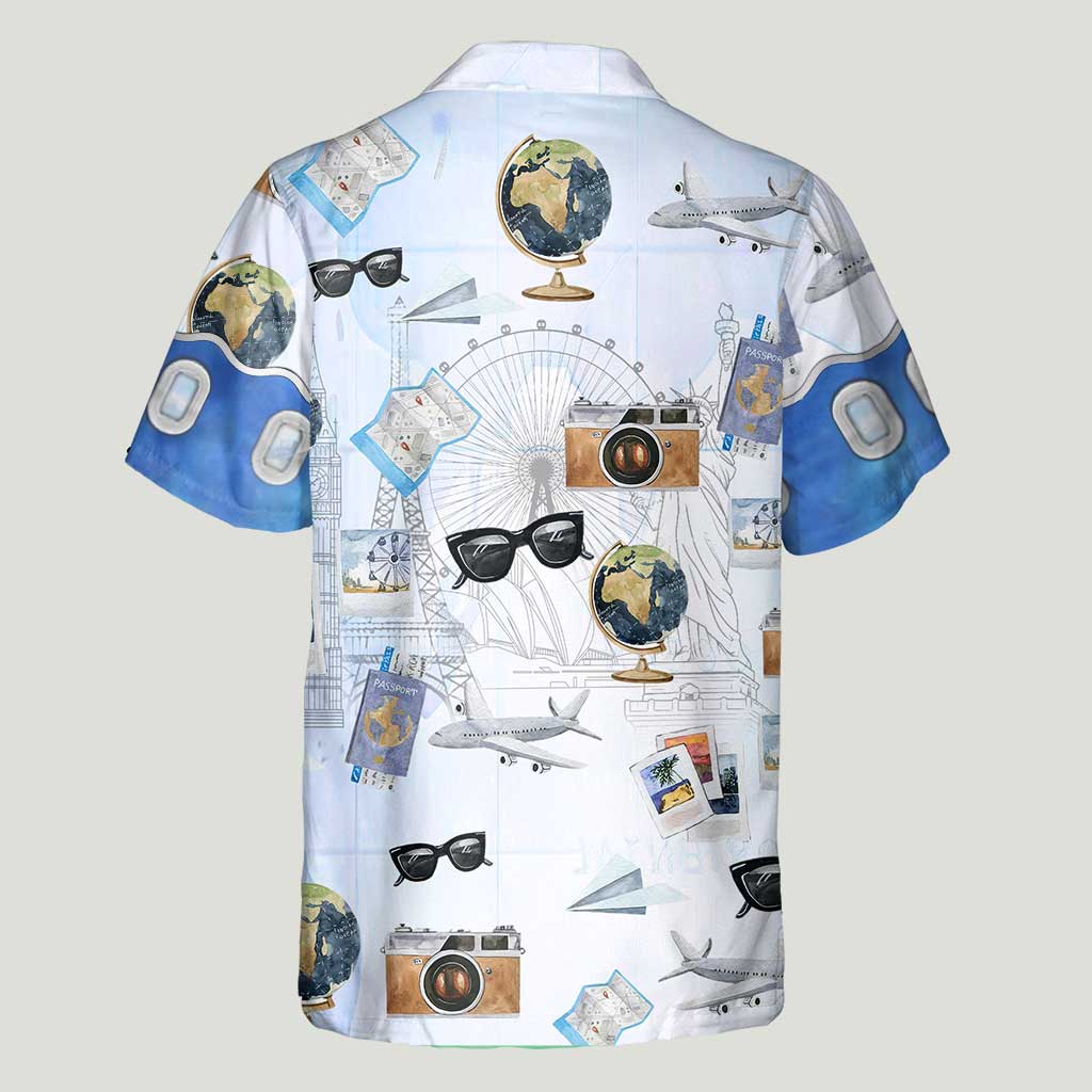 Airplane Mode - Personalized Travelling Hawaiian Shirt
