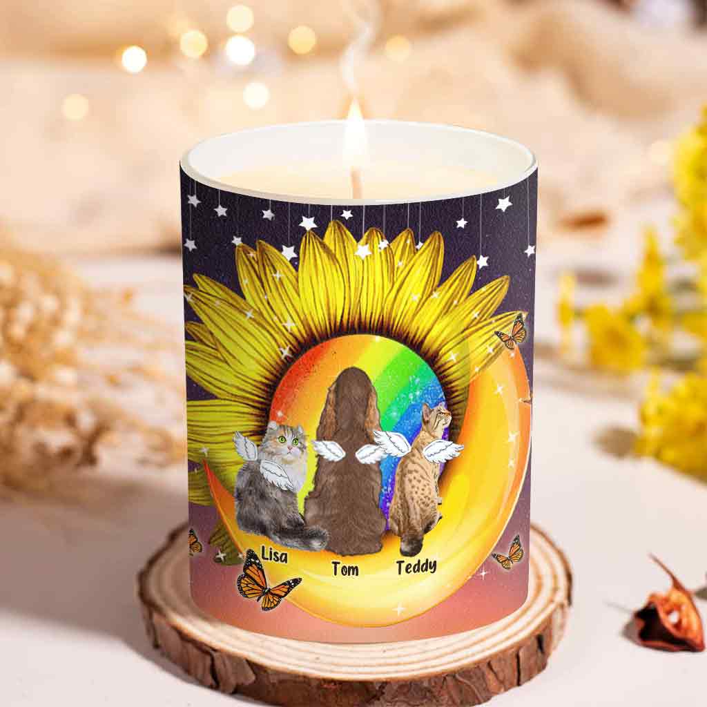 Best Friends Are Never Forgotten - Personalized Dog Candle With Wooden Lid