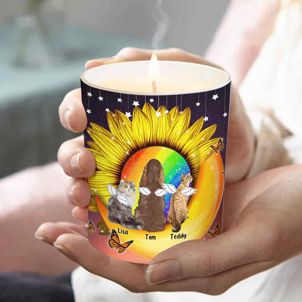 Best Friends Are Never Forgotten - Personalized Dog Candle With Wooden Lid