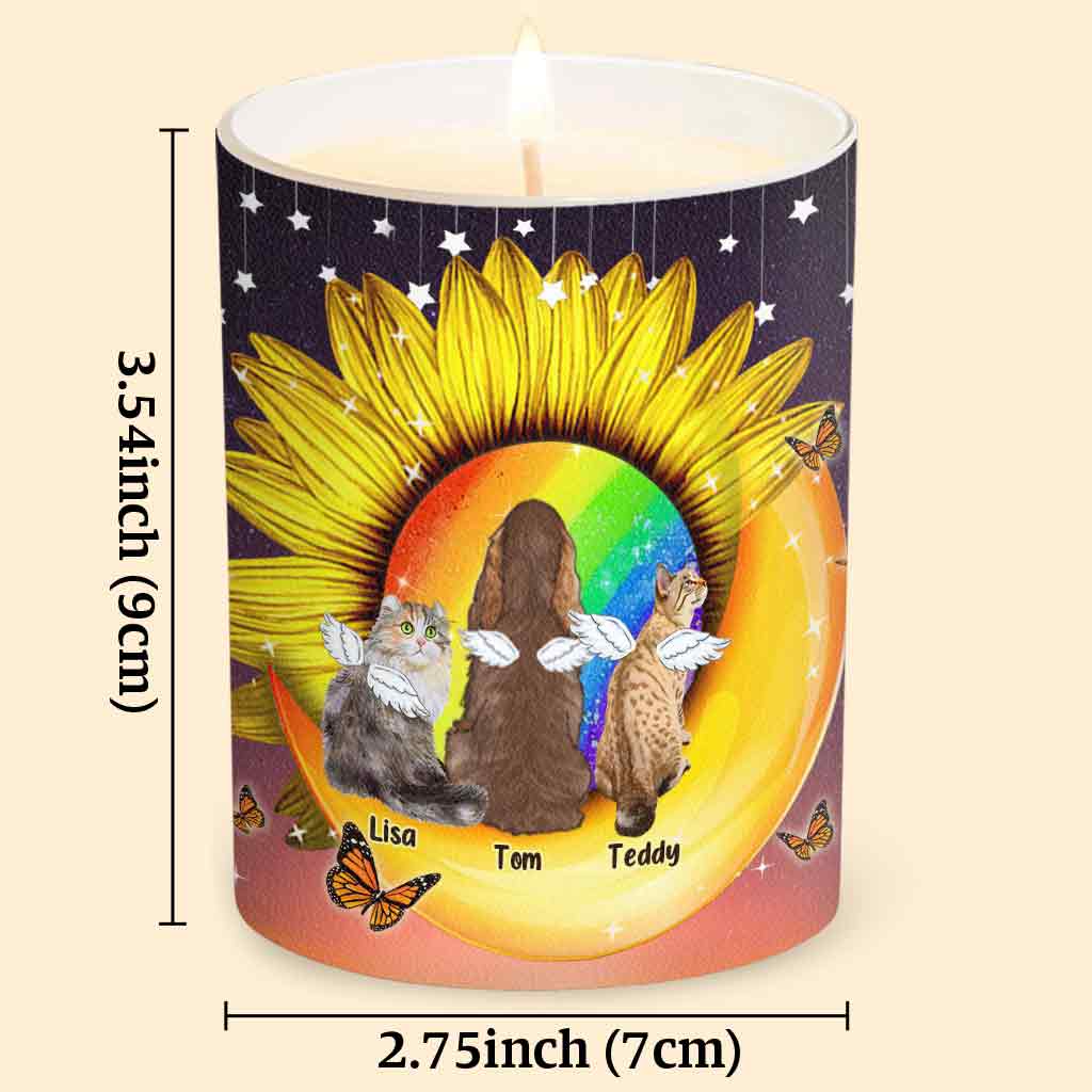 Best Friends Are Never Forgotten - Personalized Dog Candle With Wooden Lid