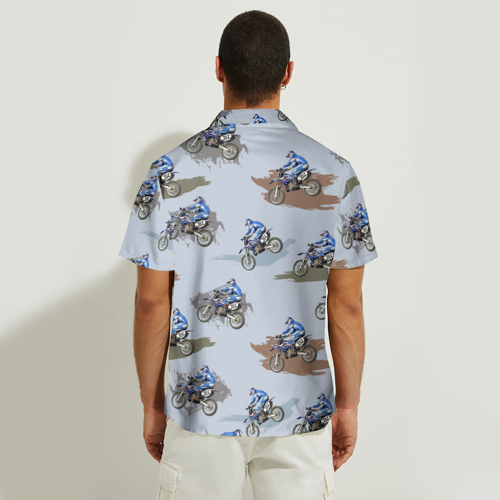Dirt Bike Photo Inserted - Personalized Dirt Bike Hawaiian Shirt