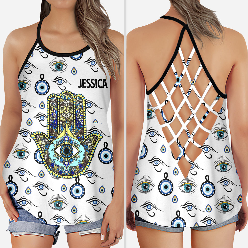 Namaste - Personalized Yoga Cross Tank Top