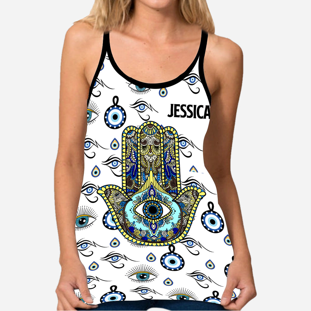 Namaste - Personalized Yoga Cross Tank Top