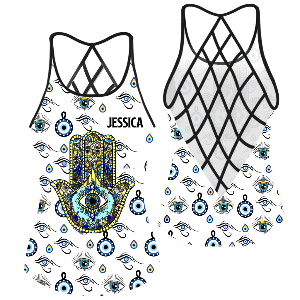 Namaste - Personalized Yoga Cross Tank Top