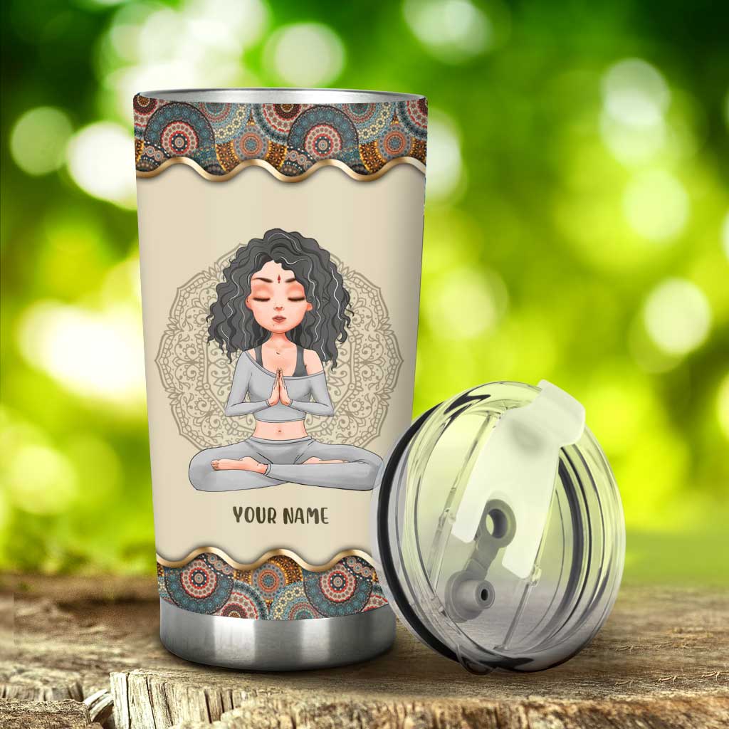Wish A Mufuka Would - Personalized Yoga Tumbler