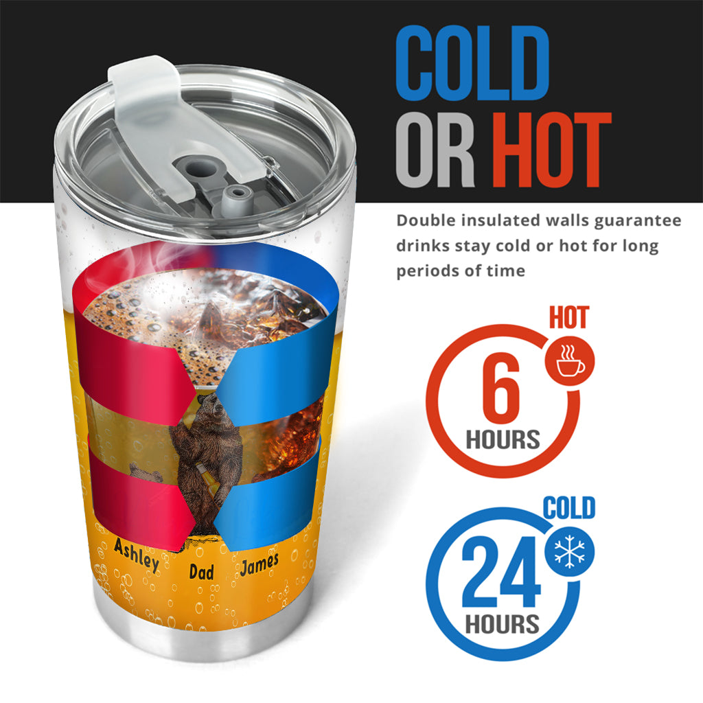 It's Not A Dad Bod - Personalized Father Tumbler