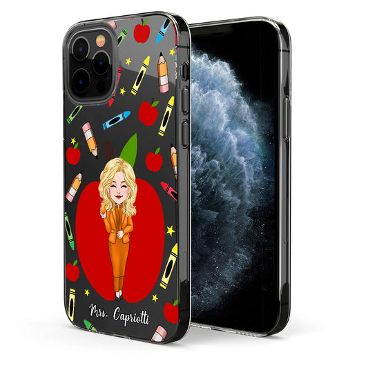 Thank You Teacher - Personalized Teacher Clear Phone Case