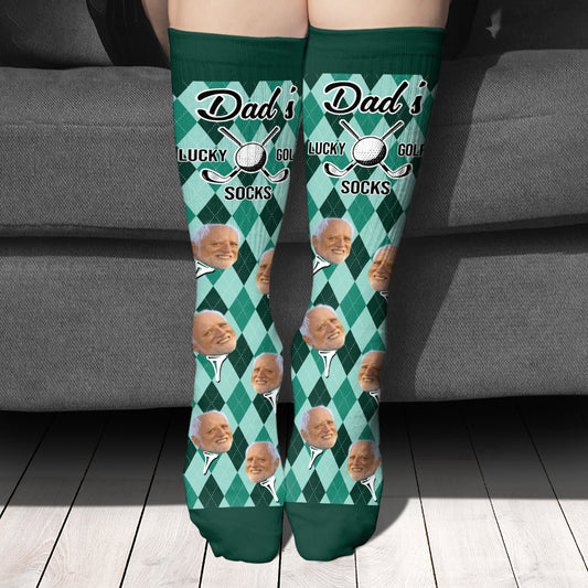 Dad's Lucky Golf Socks - Personalized Golf Socks