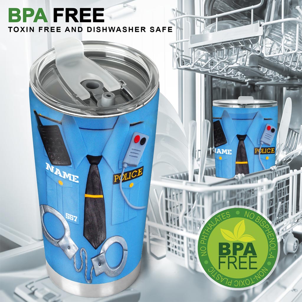 Be Safe Come Home - Police Personalized Tumbler