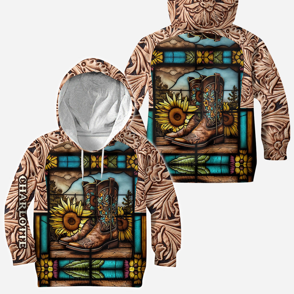 Vintage Country Boots Horses Lovers - Personalized Horse All Over Shirt