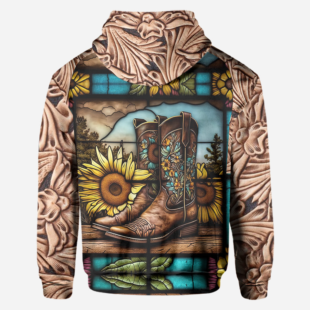 Vintage Country Boots Horses Lovers - Personalized Horse All Over Shirt