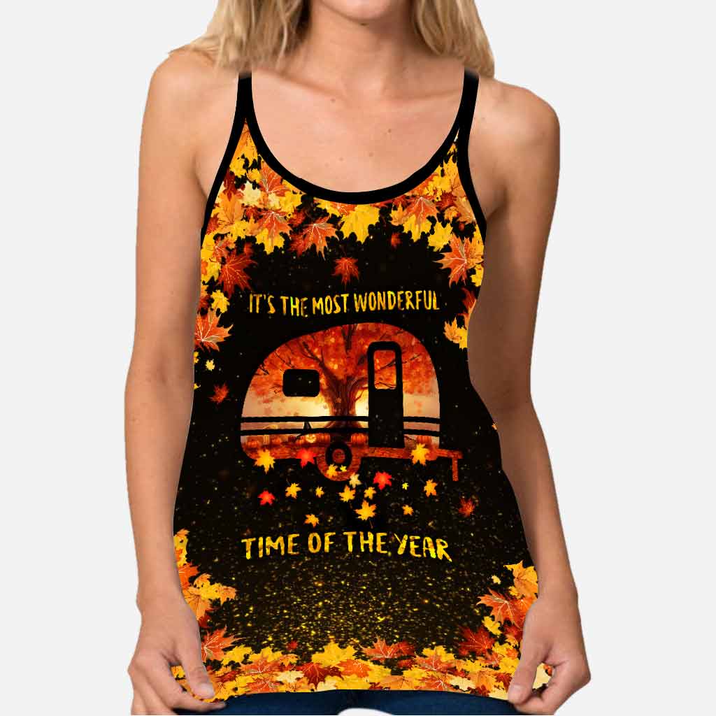 Wonderful Time Of The Year - Camping Cross Tank Top