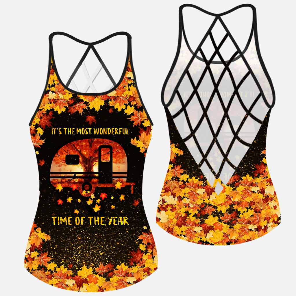 Wonderful Time Of The Year - Camping Cross Tank Top