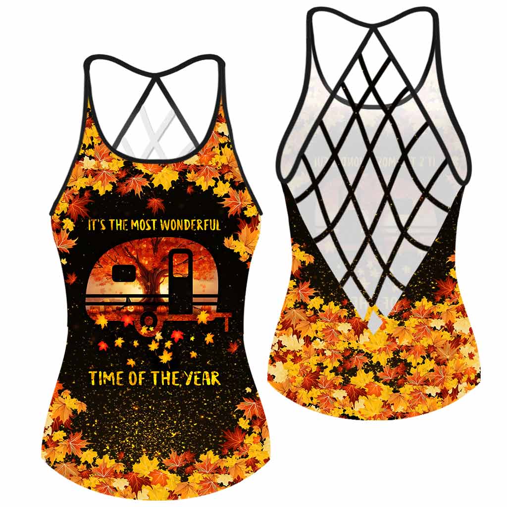Wonderful Time Of The Year - Camping Cross Tank Top