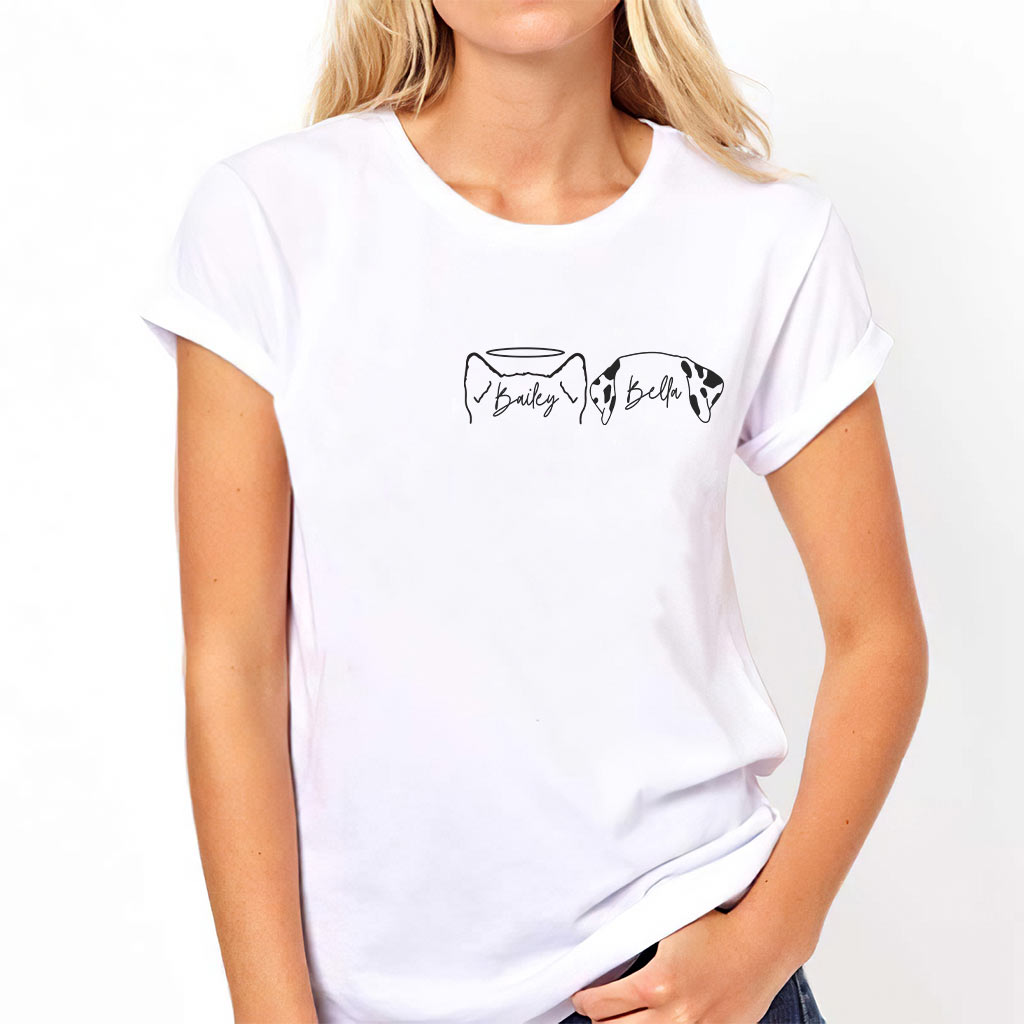 Dog Mom - Personalized Dog T-shirt and Hoodie