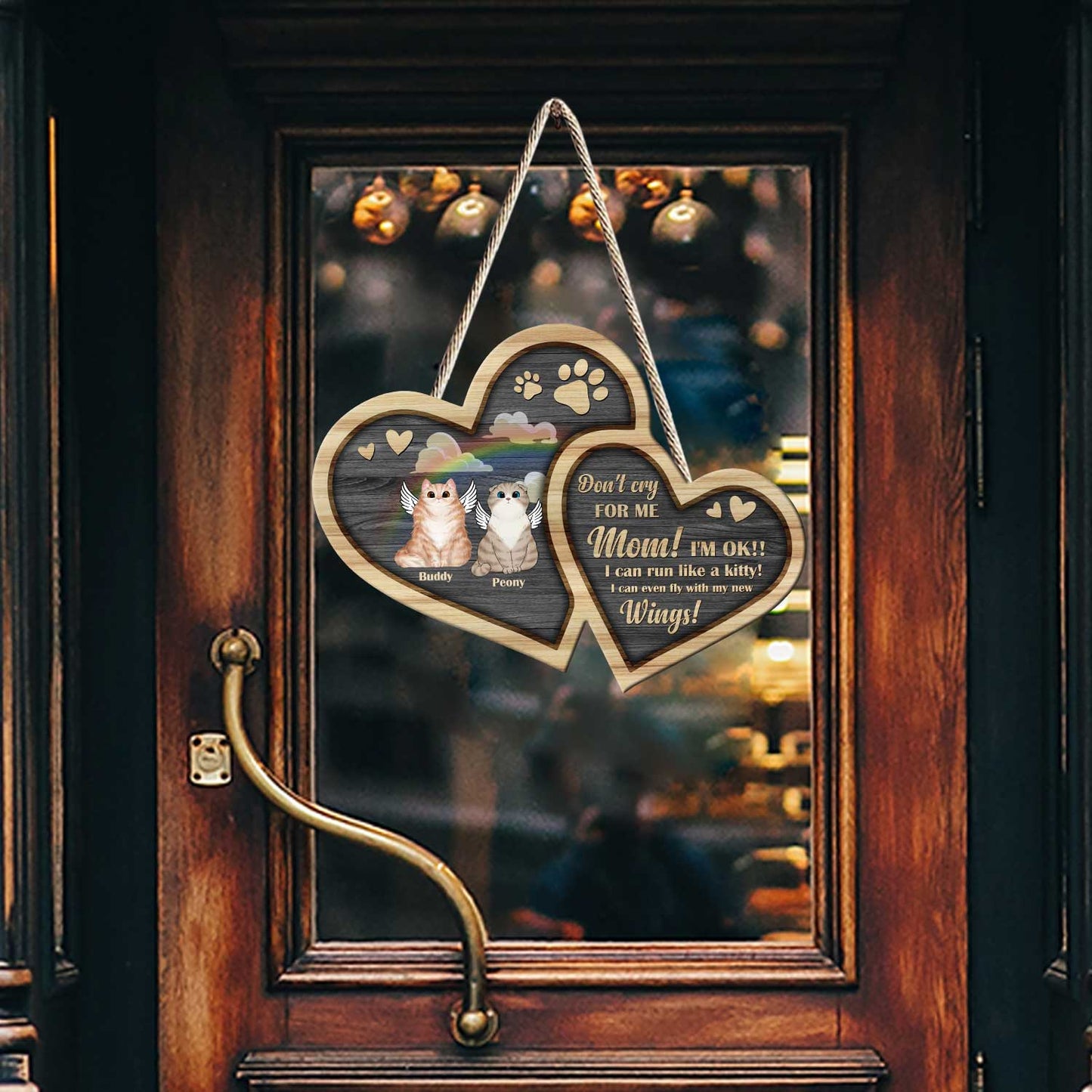 I Still Talk To You - Personalized Cat Wood Sign