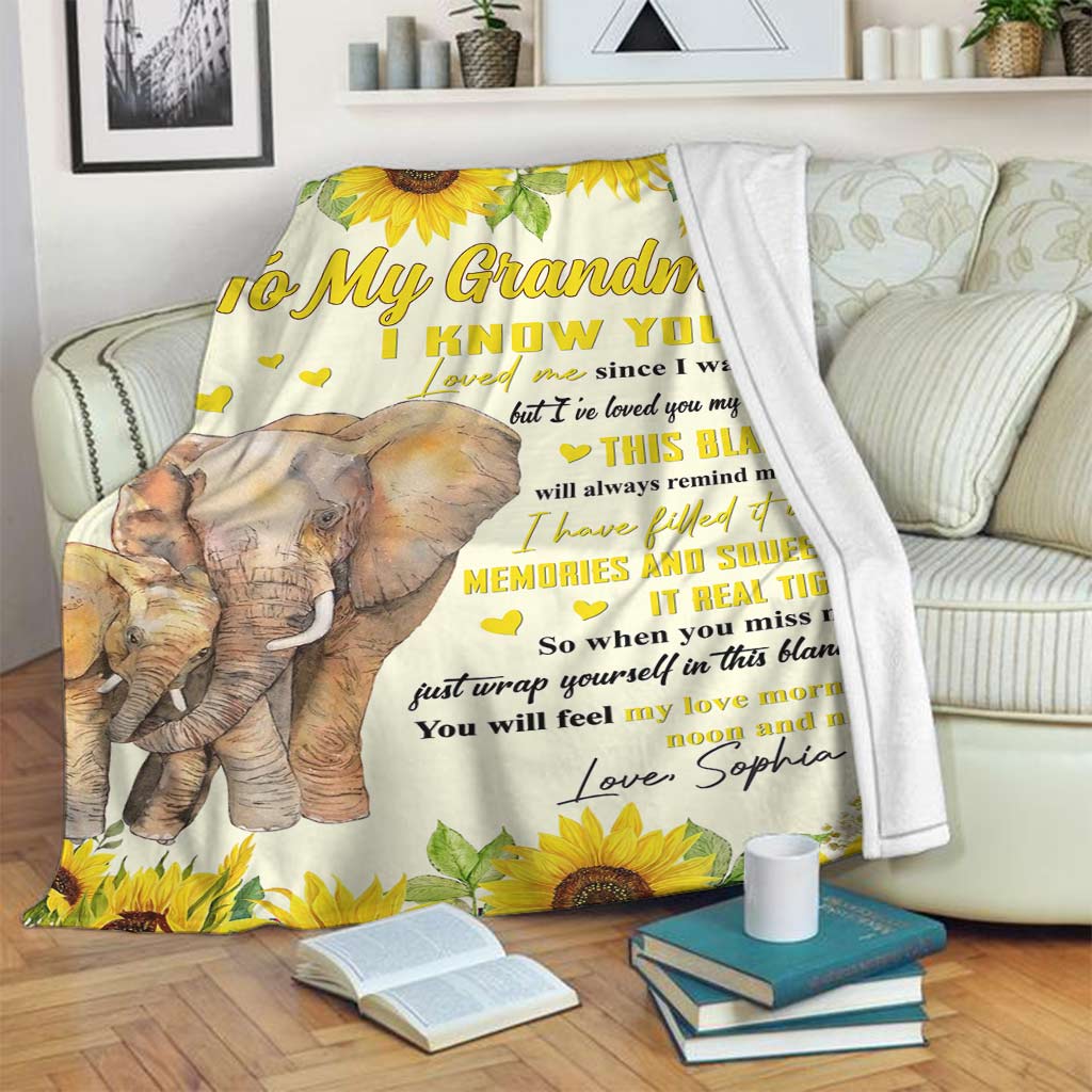 I've Loved You My Whole Life - Gift for grandma, sister, mom, grandma, aunt - Personalized Blanket