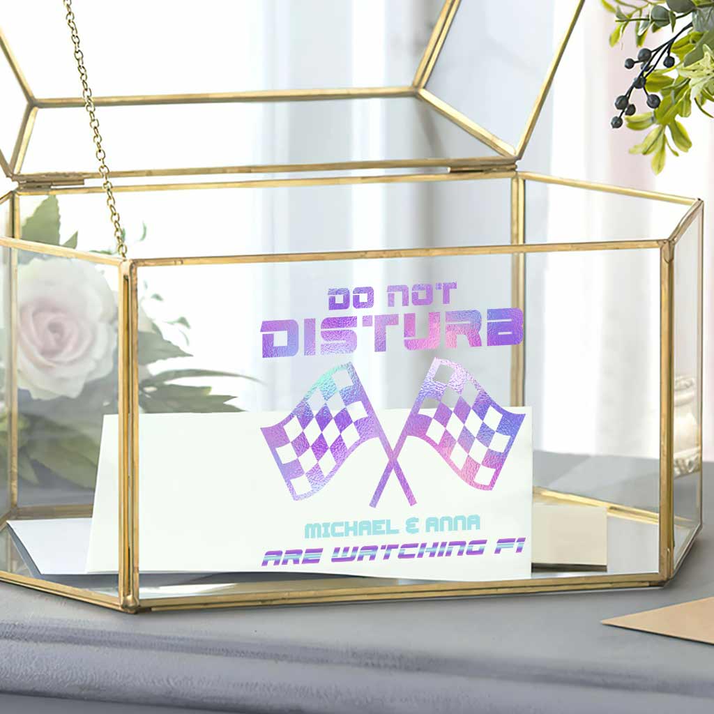 Do Not Disturb - Personalized Racing Decal Full