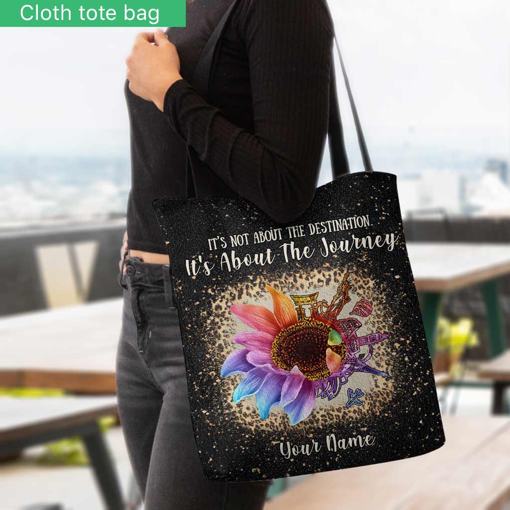 It's Not About The Destination - Personalized Travelling Tote Bag