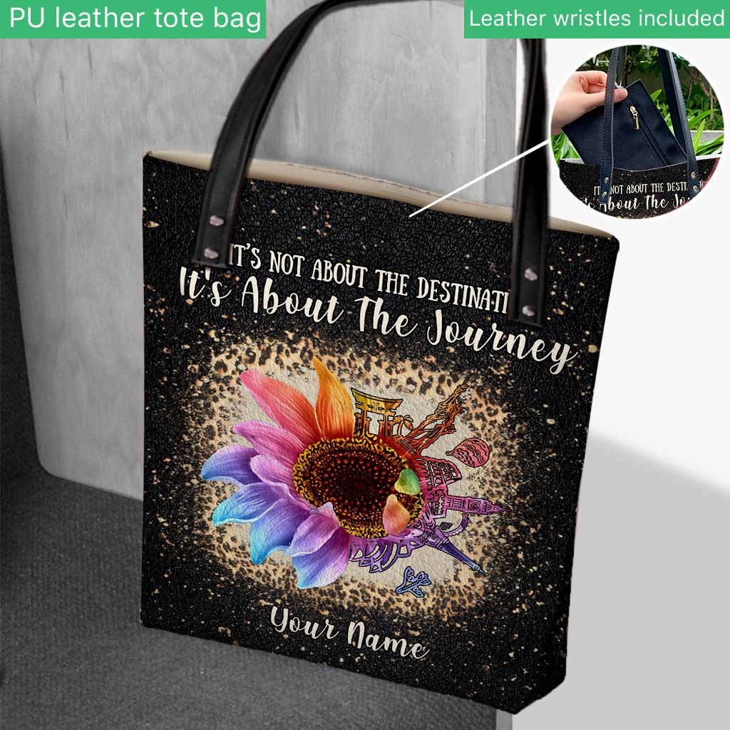 It's Not About The Destination - Personalized Travelling Tote Bag