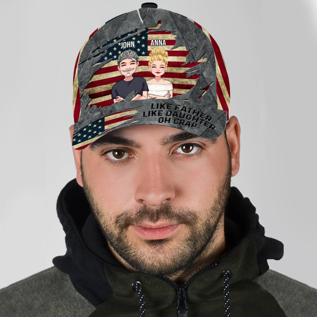 Like Father Like Daughter - Personalized Father Classic Cap