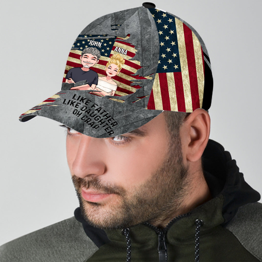 Like Father Like Daughter - Personalized Father Classic Cap