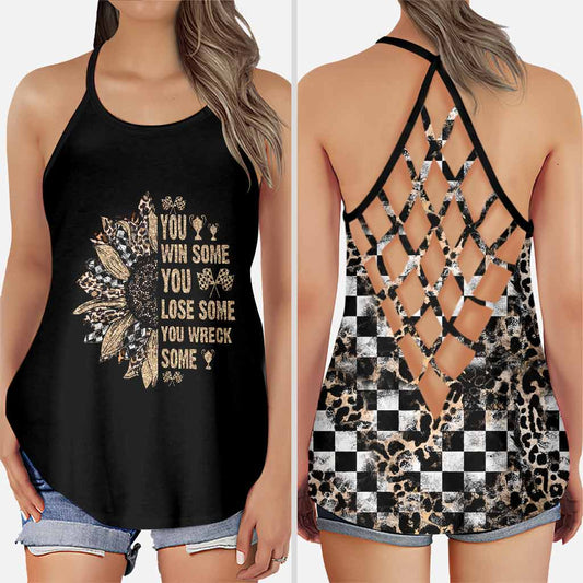 You Win Some - Racing Cross Tank Top
