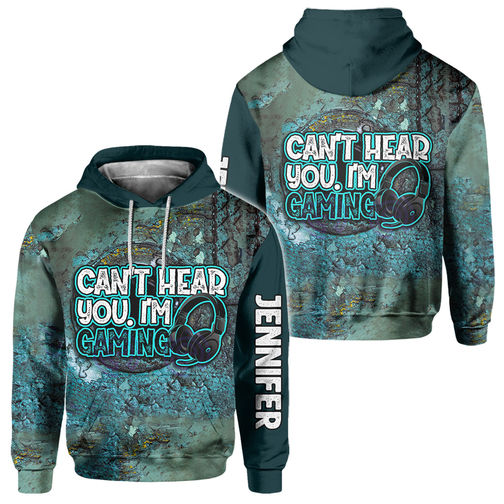 Can't Hear You I'm Gaming - Personalized Video Game All Over Shirt