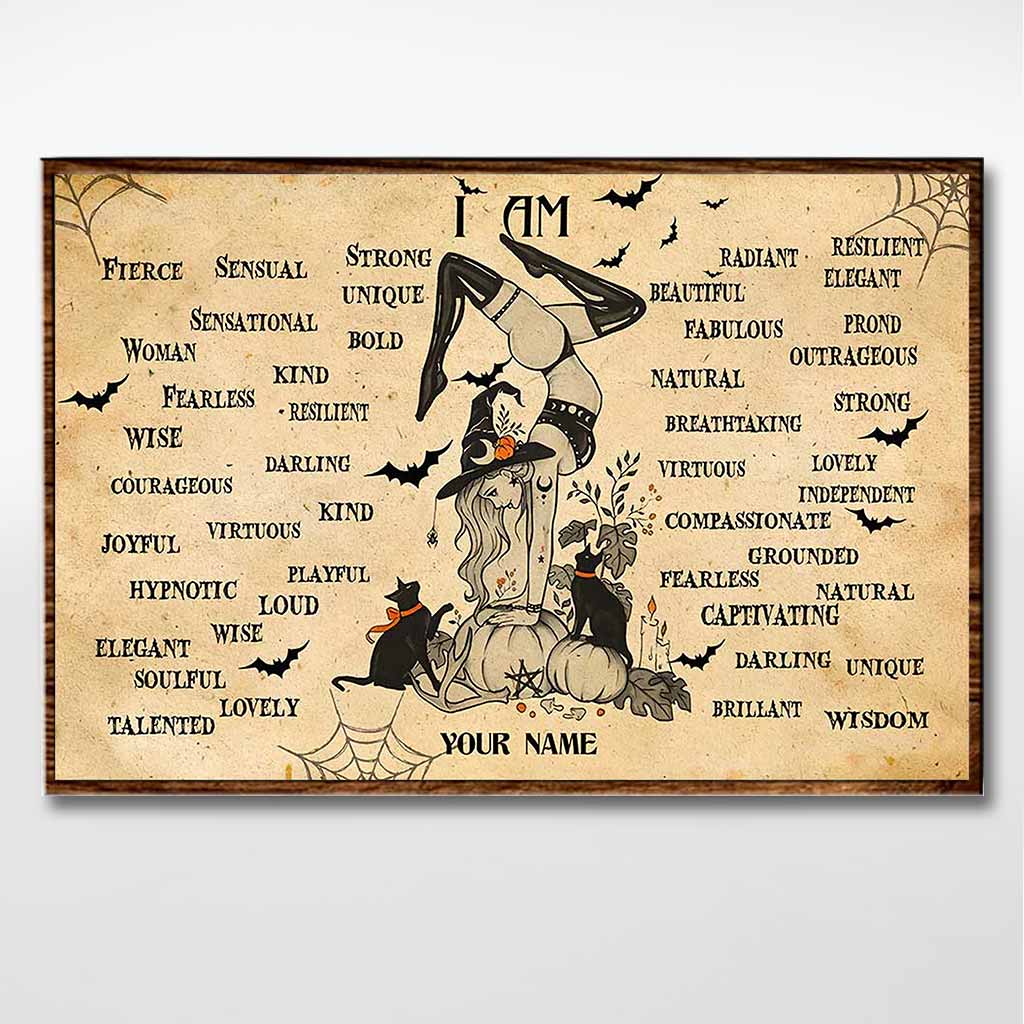 I Am A Witch Personalized Poster
