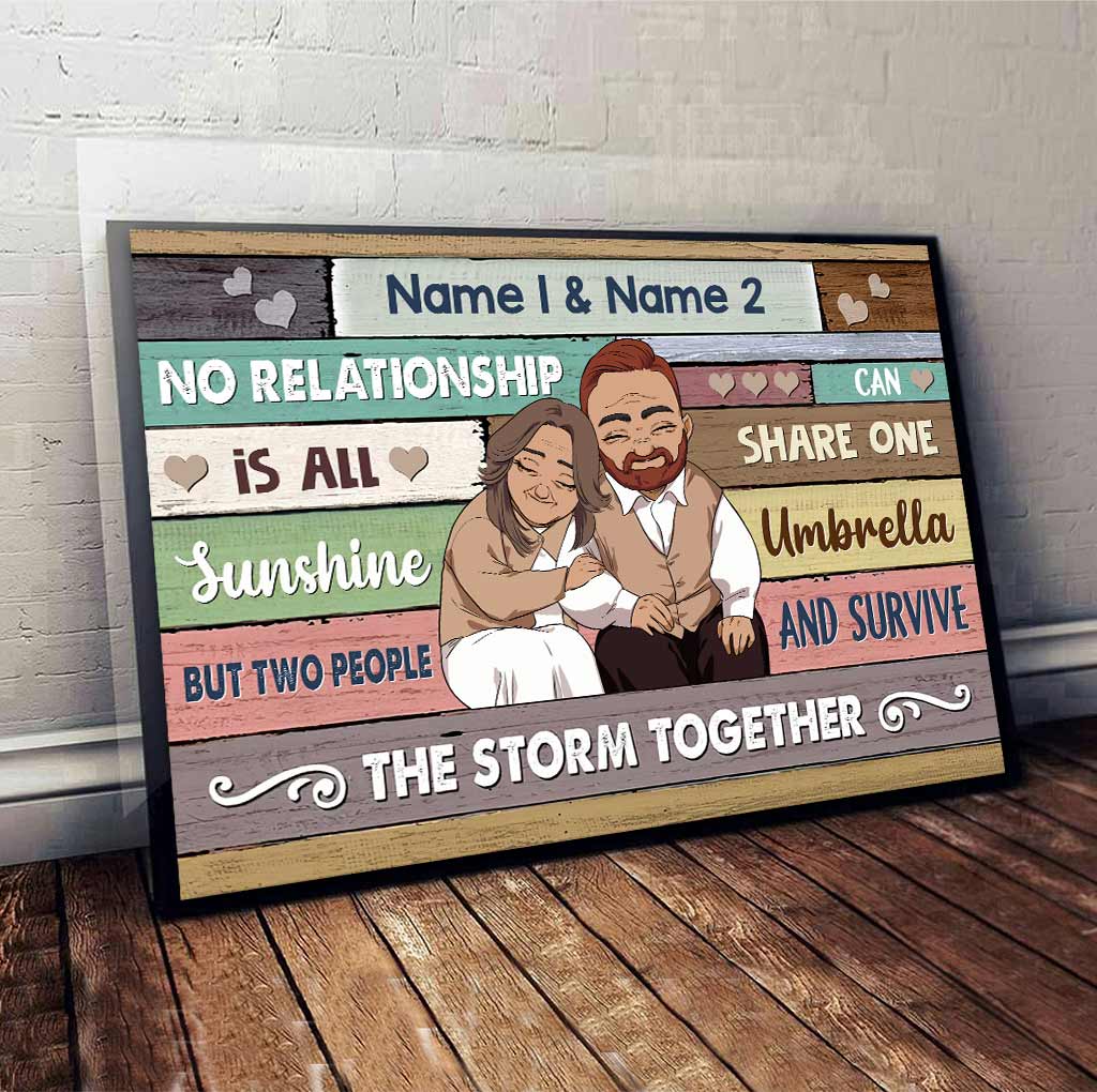Husband And Wife Love Forever - Personalized Couple Poster