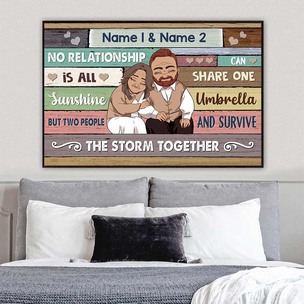 Husband And Wife Love Forever - Personalized Couple Poster