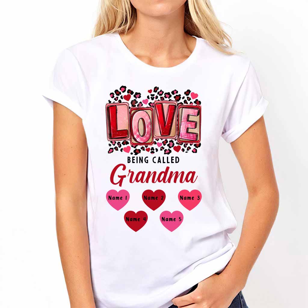 Love Being Called Grandma - Personalized Grandma T-shirt and Hoodie