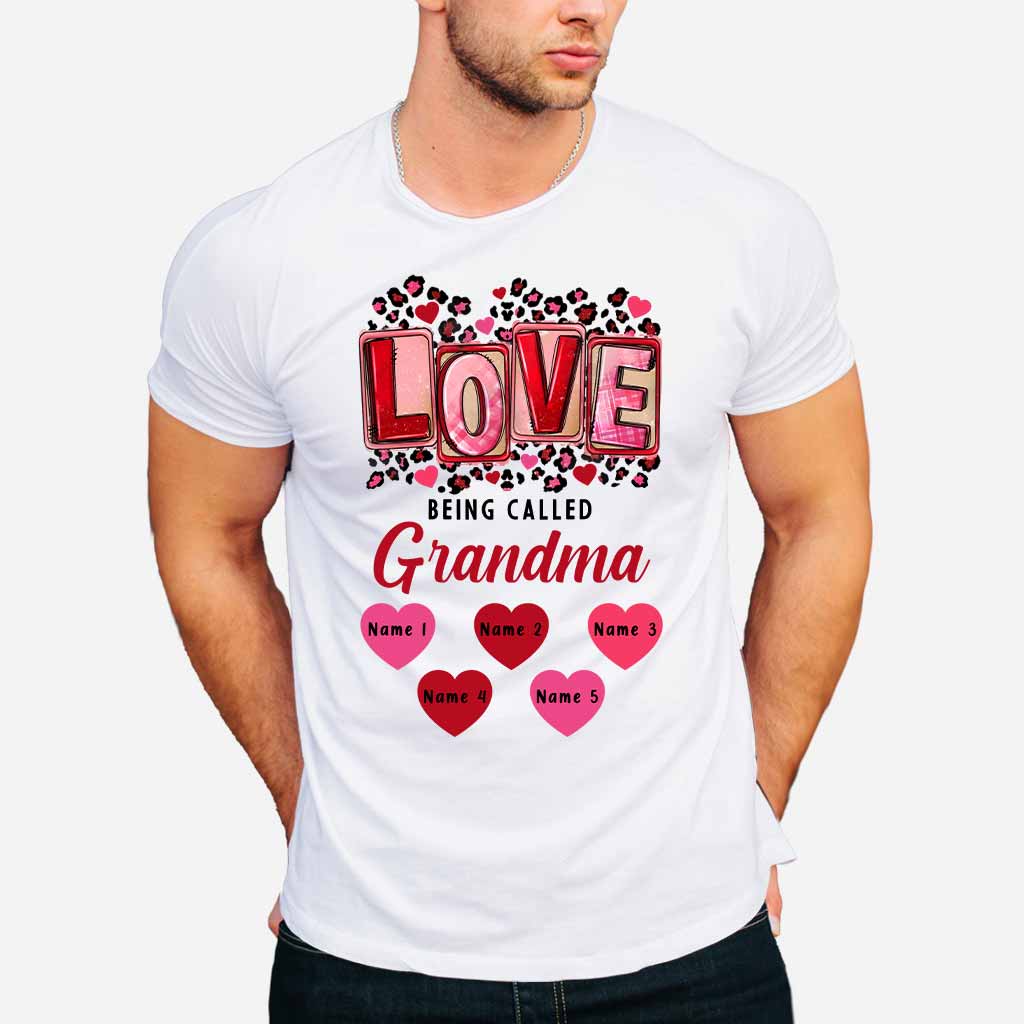 Love Being Called Grandma - Personalized Grandma T-shirt and Hoodie