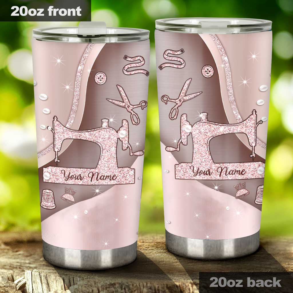 Love Sewing - Personalized Sewing Tumbler