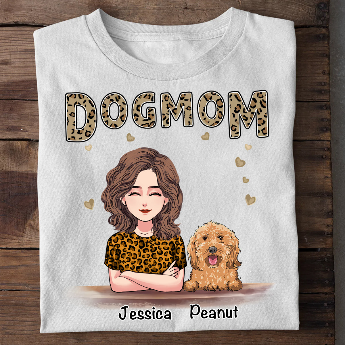 Dog Mom - Personalized Mother's day Dog T-shirt and Hoodie