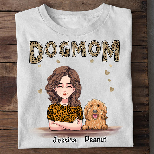 Dog Mom - Personalized Mother's day Dog T-shirt and Hoodie