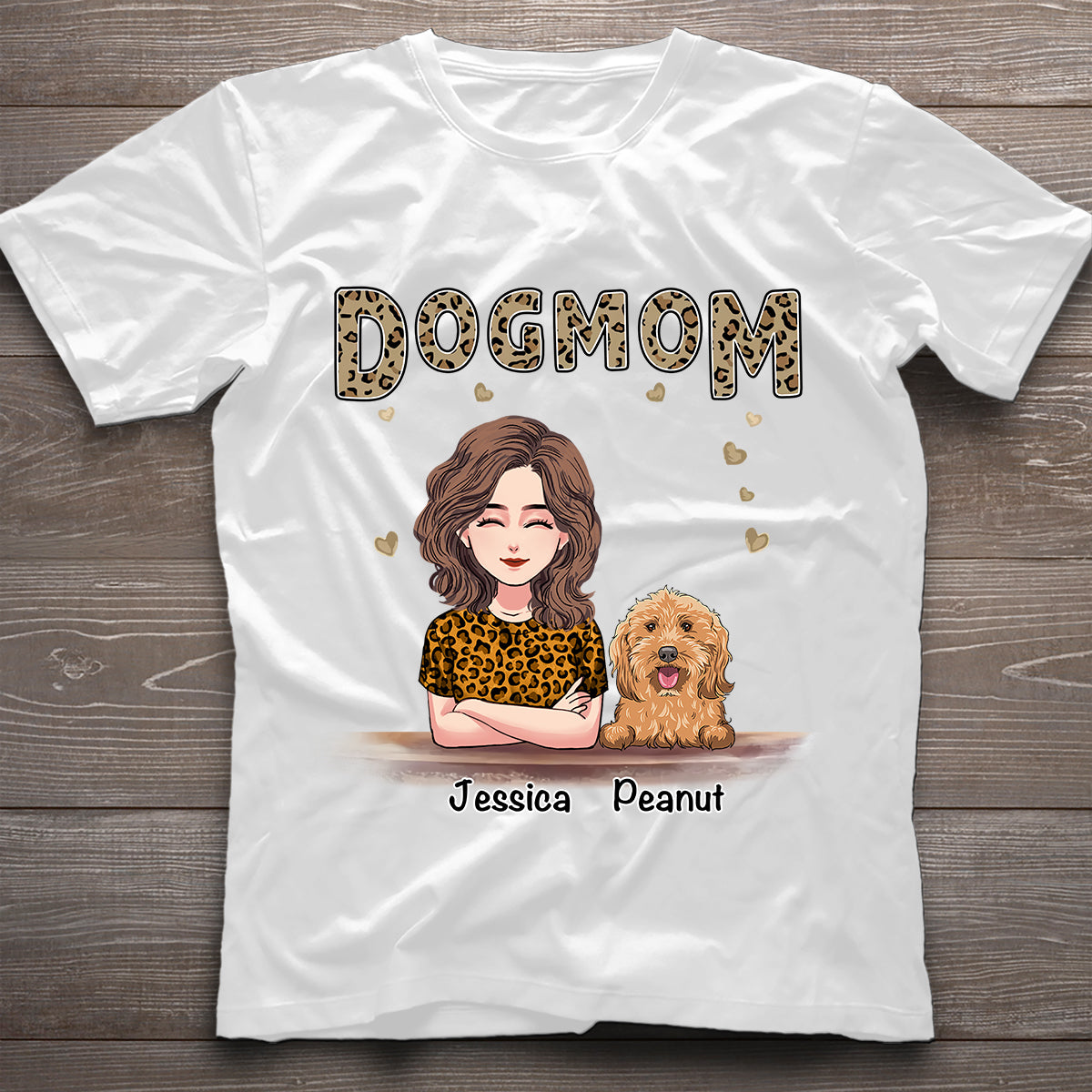 Dog Mom - Personalized Mother's day Dog T-shirt and Hoodie
