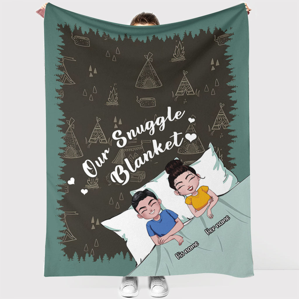 Our Snuggle Camping Blanket - Personalized Blanket