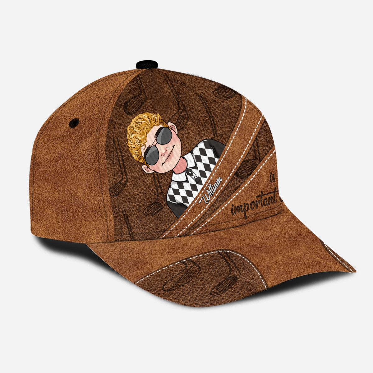 Life Is Full Of Important Choices - Personalized Golf Classic Cap