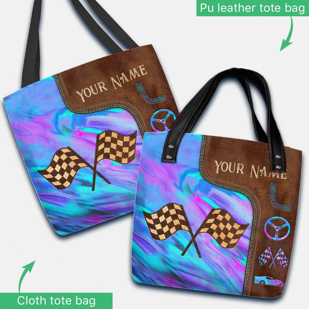 Love Racing Personalized Tote Bag