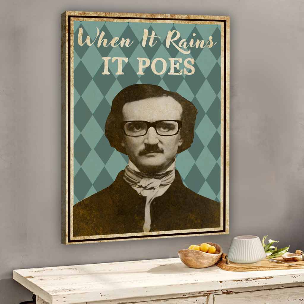 When It Rains - Teacher Canvas And Poster