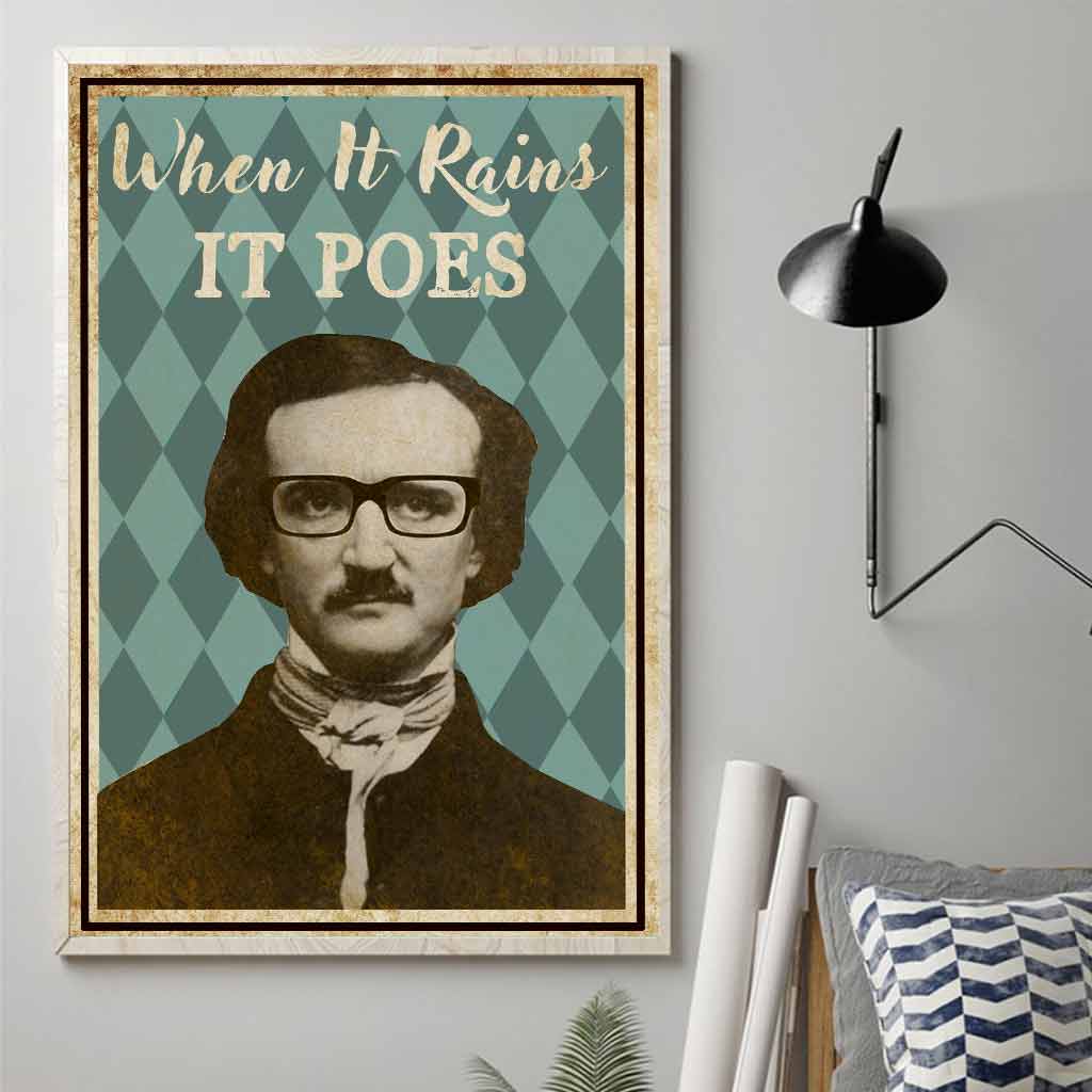 When It Rains - Teacher Canvas And Poster