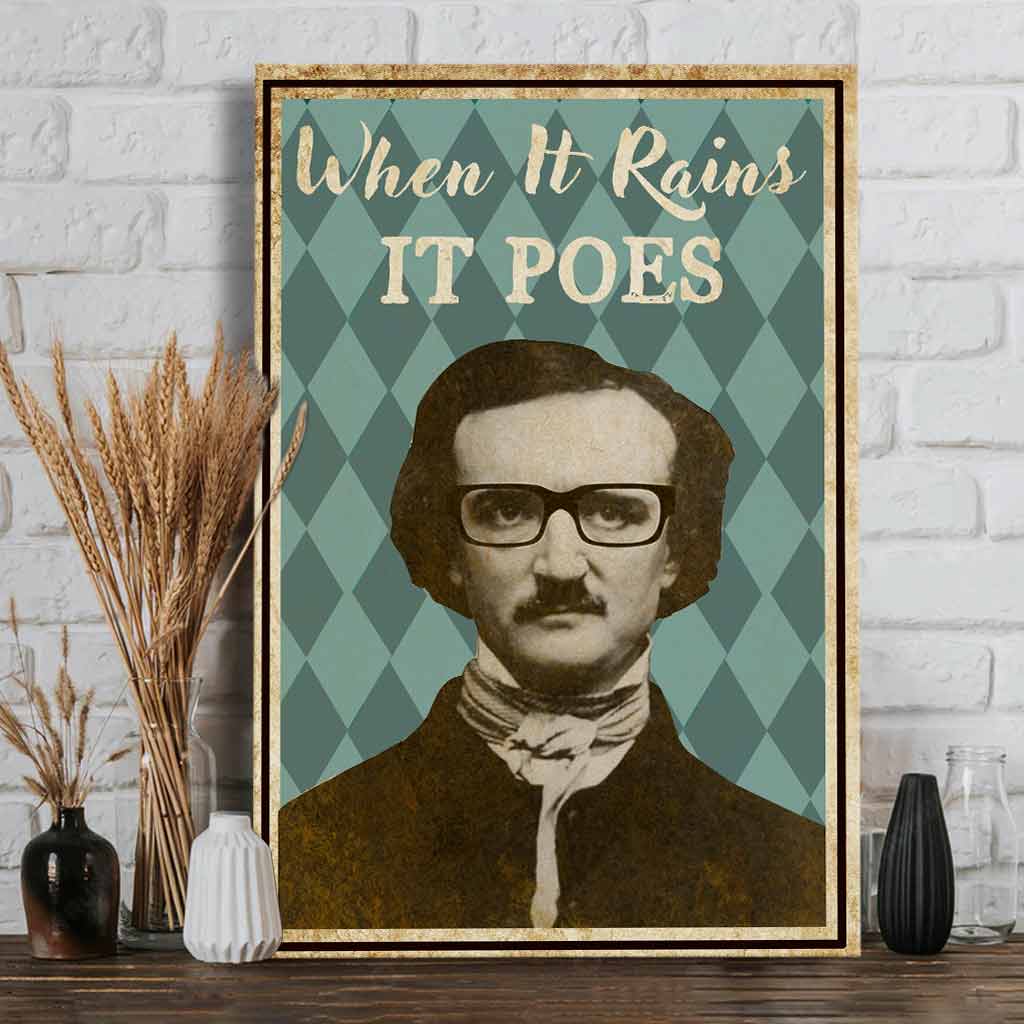 When It Rains - Teacher Canvas And Poster