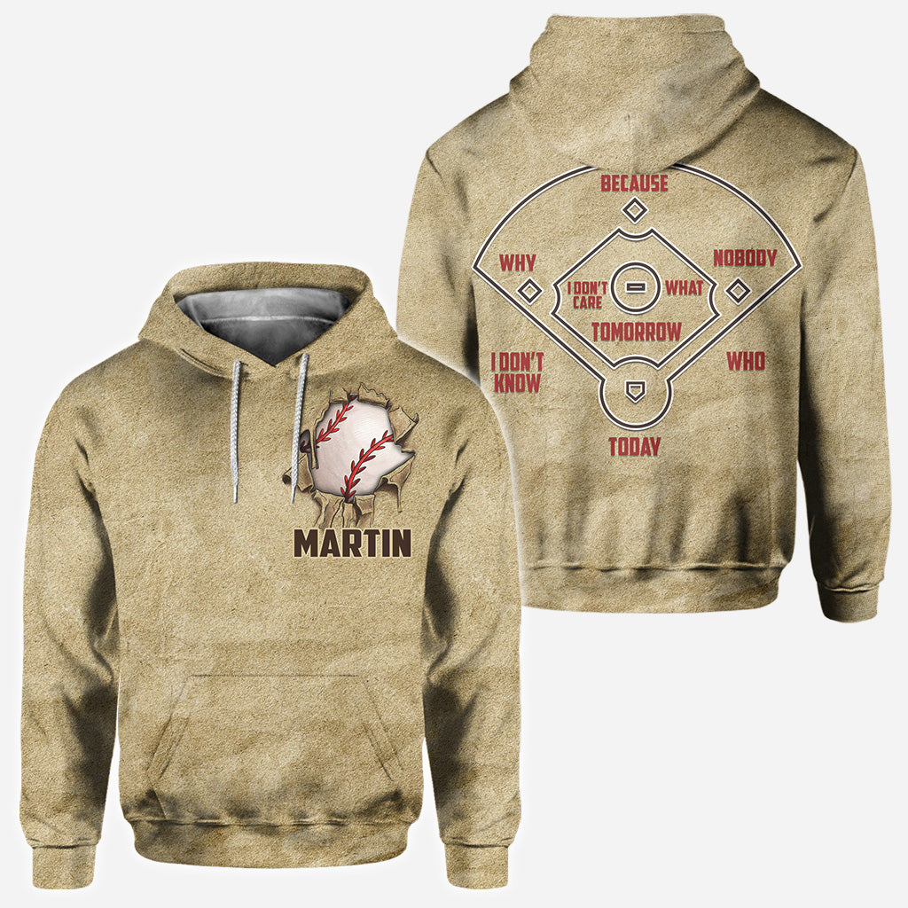 Love Baseball - Personalized Baseball All Over Shirt