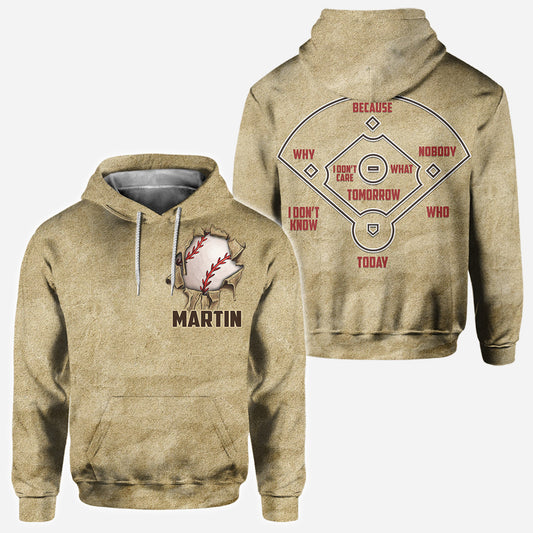 Love Baseball - Personalized Baseball All Over Shirt