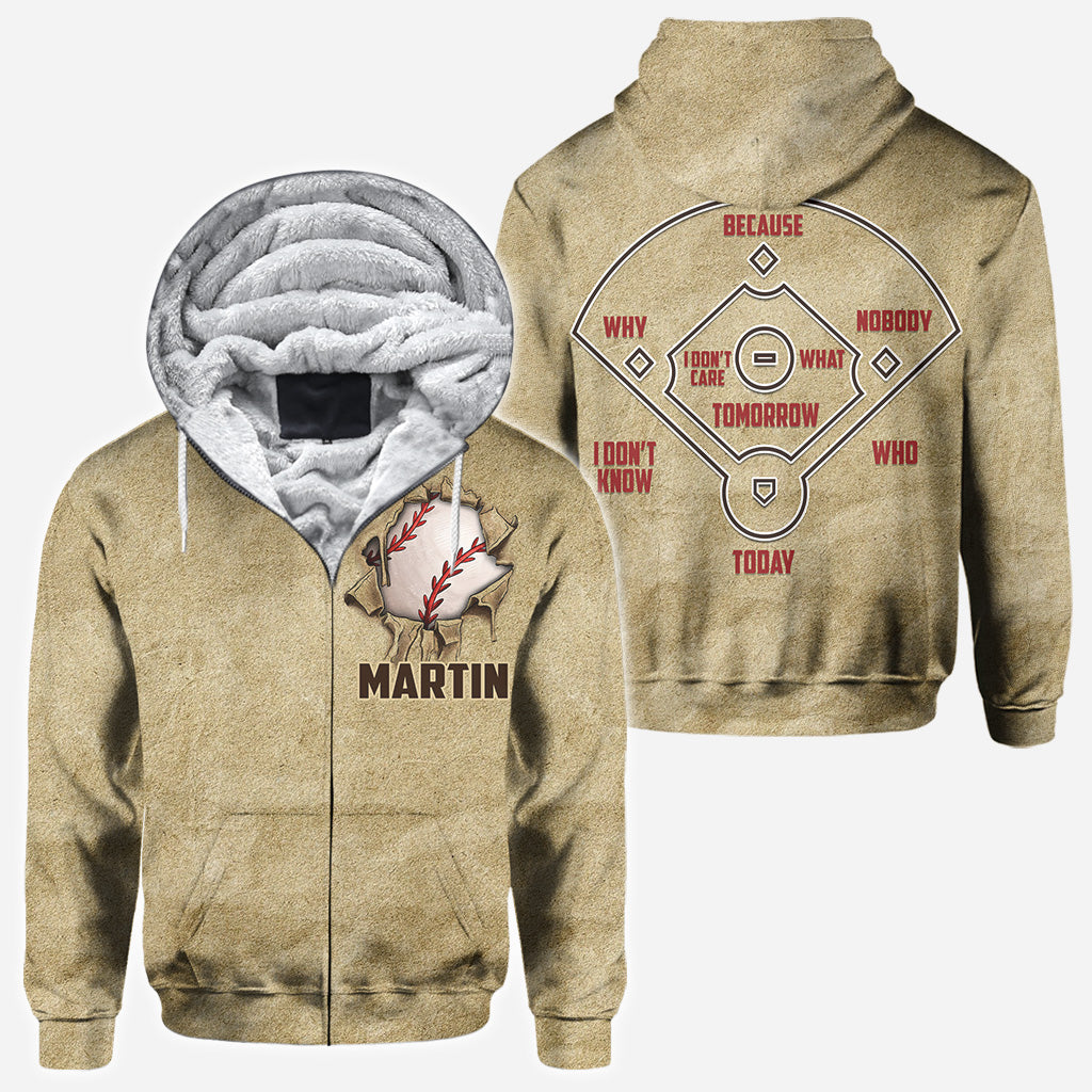 Love Baseball - Personalized Baseball All Over Shirt